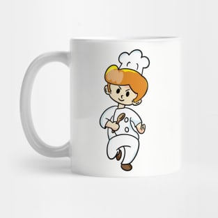 chef cartoon character  drawing Mug